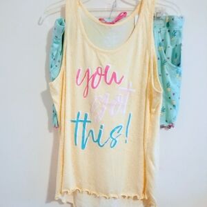 Secret Treasures Women's Sleepware: You Got This! Super Soft Fleece LG